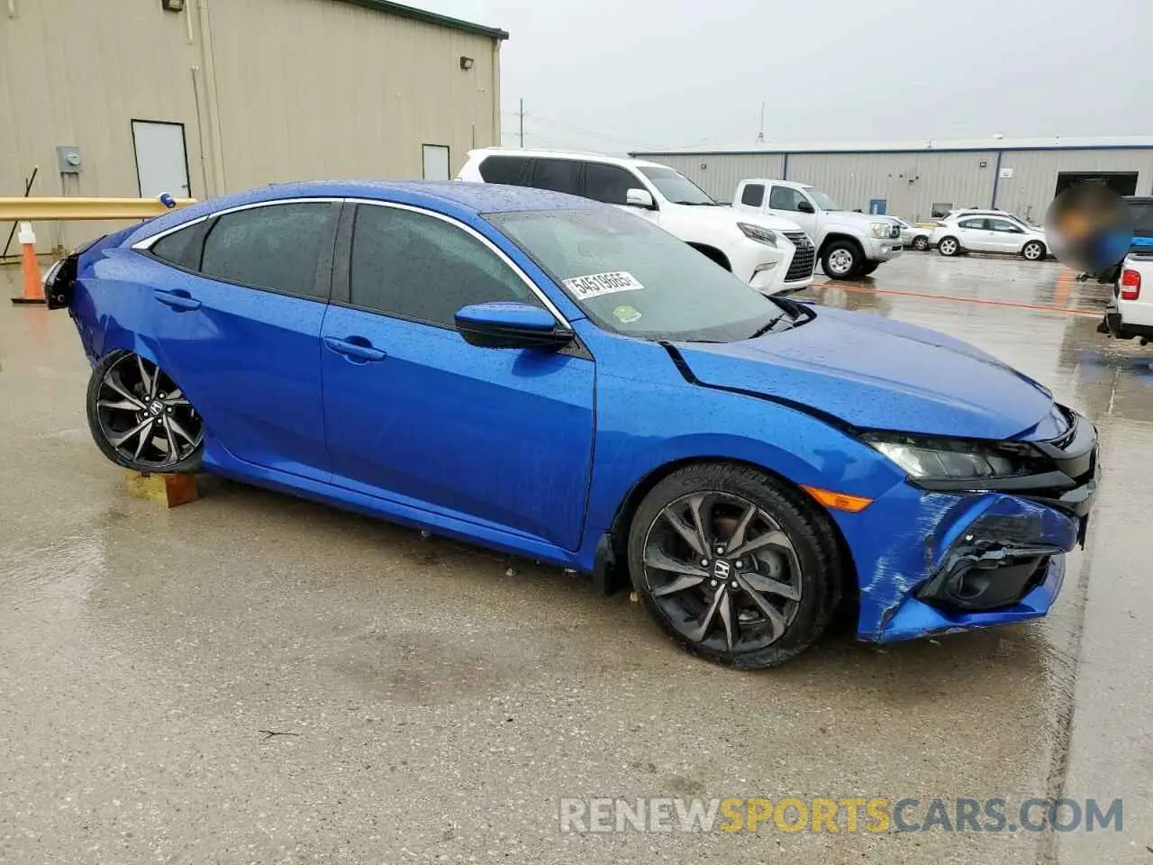 4 Photograph of a damaged car 19XFC2F82KE006452 HONDA CIVIC 2019