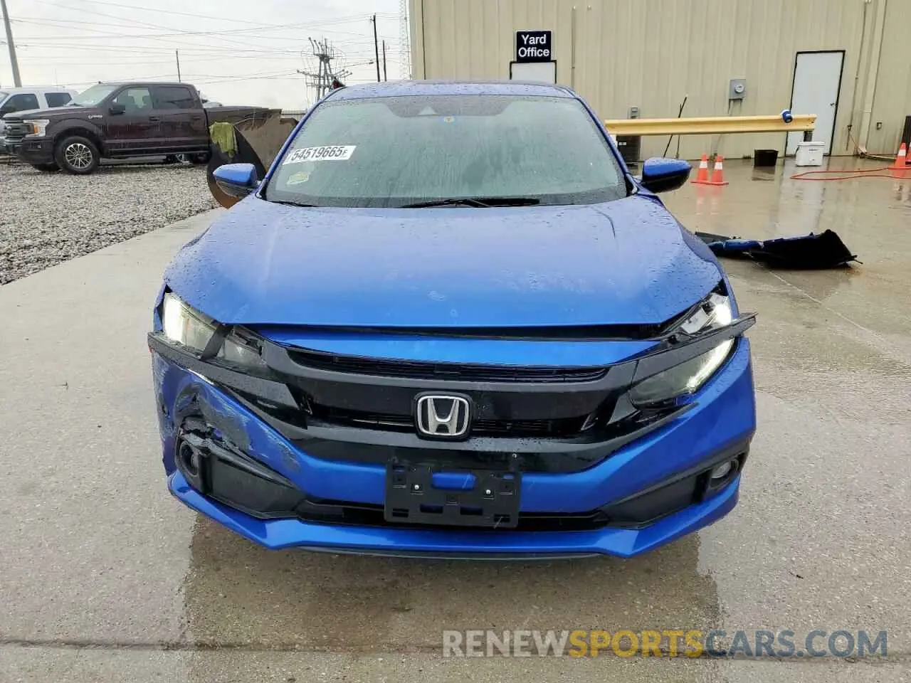 5 Photograph of a damaged car 19XFC2F82KE006452 HONDA CIVIC 2019