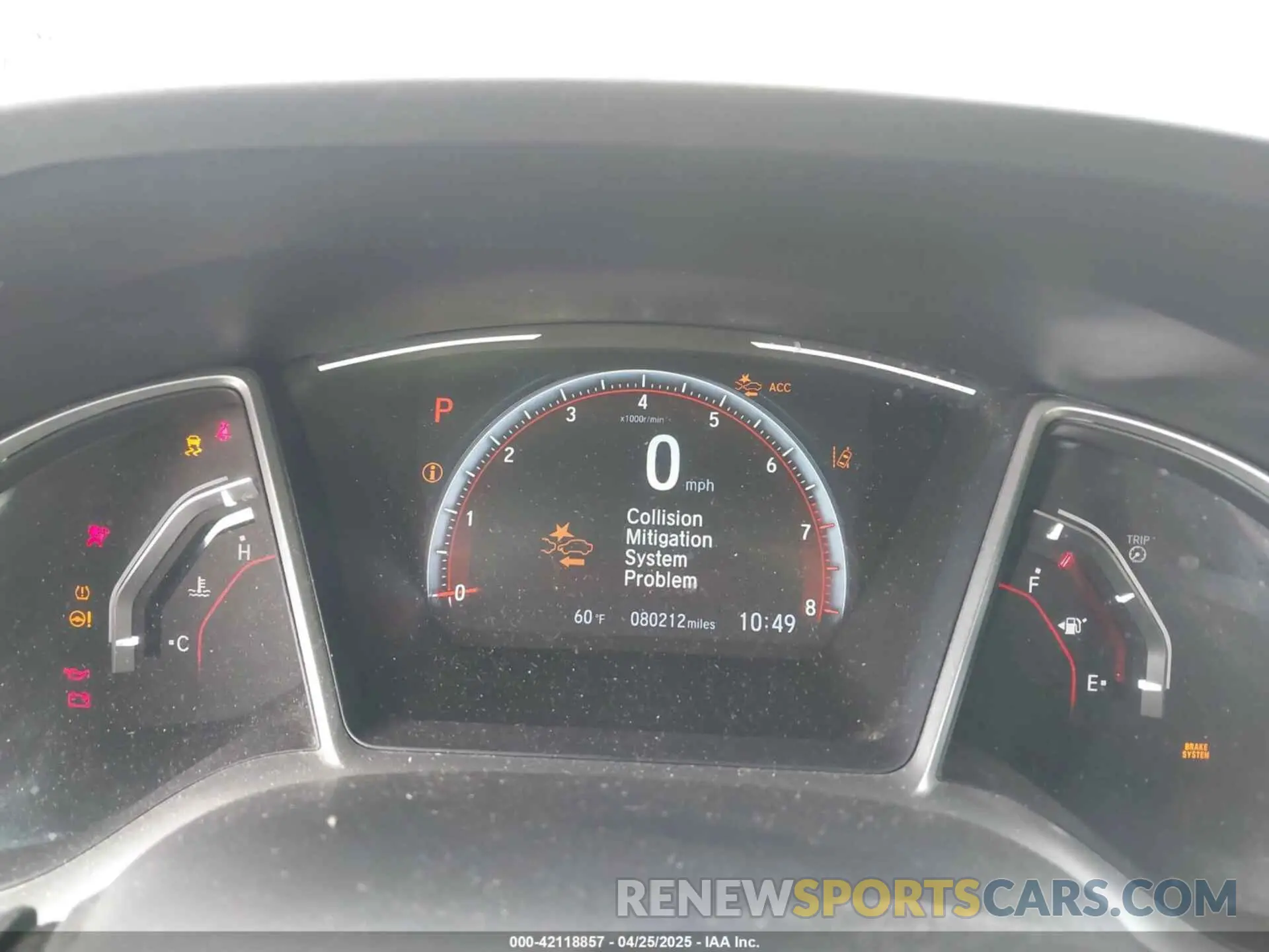 7 Photograph of a damaged car 19XFC2F82KE013269 HONDA CIVIC 2019