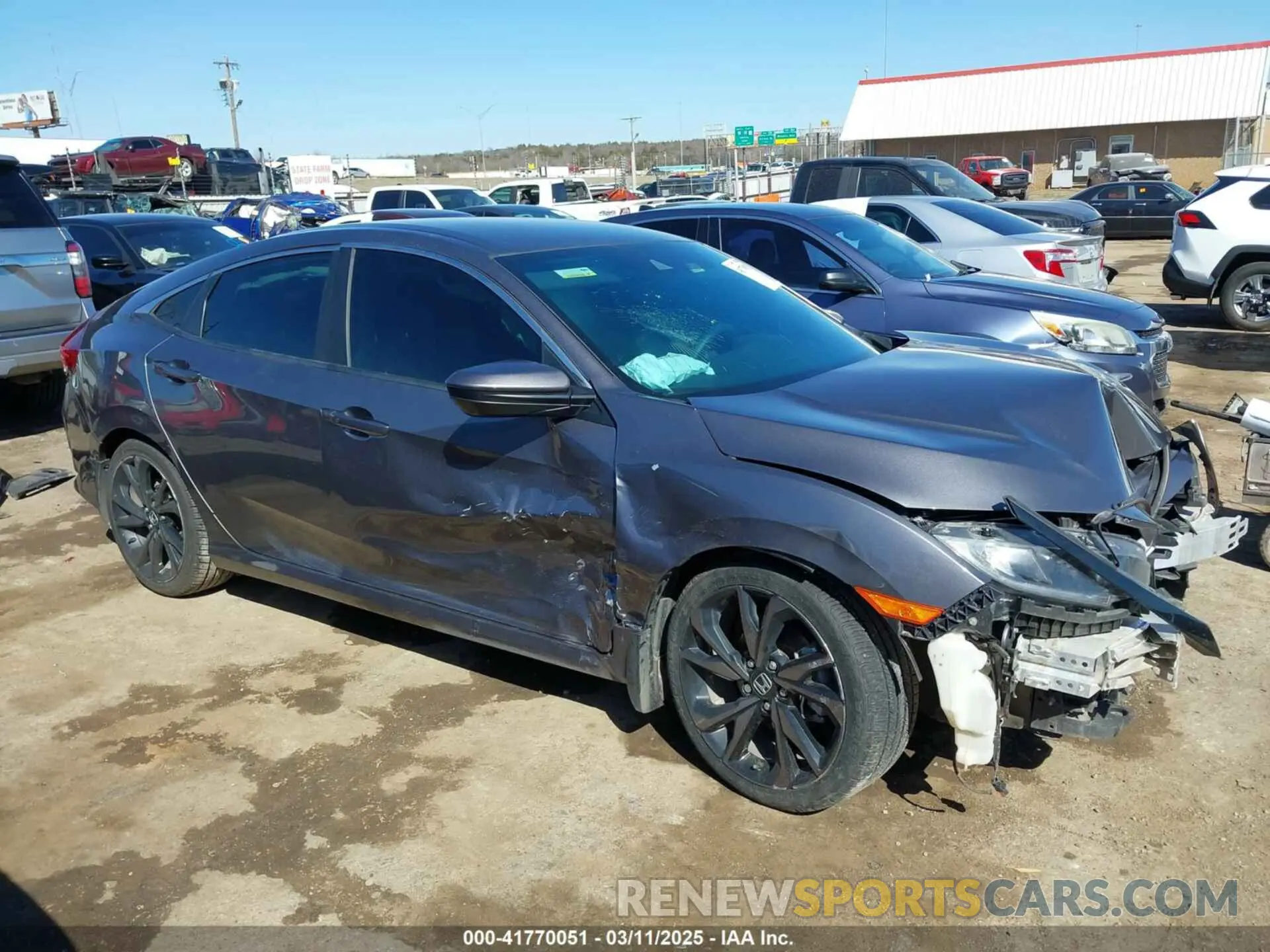 13 Photograph of a damaged car 19XFC2F82KE019704 HONDA CIVIC 2019