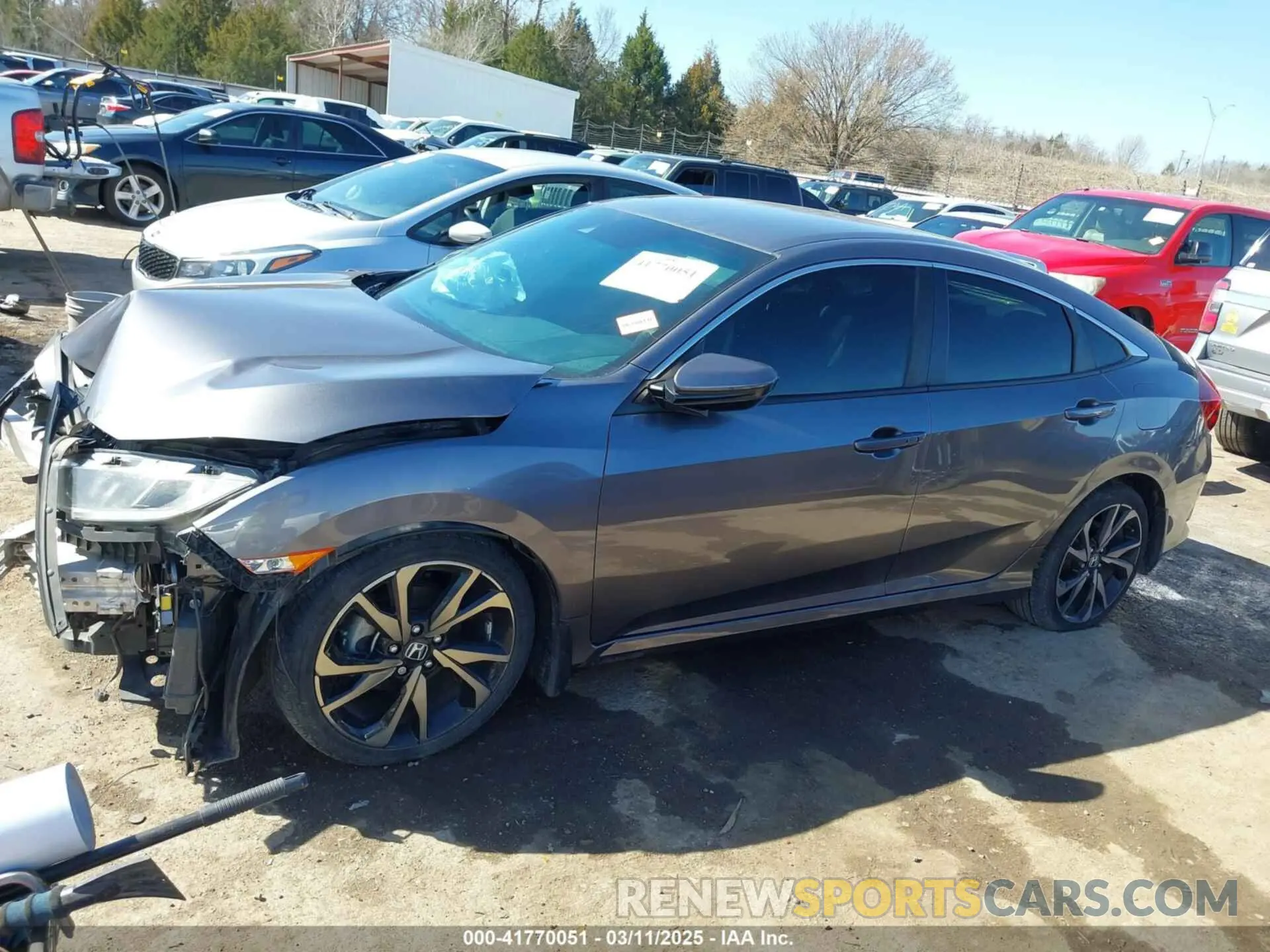 14 Photograph of a damaged car 19XFC2F82KE019704 HONDA CIVIC 2019