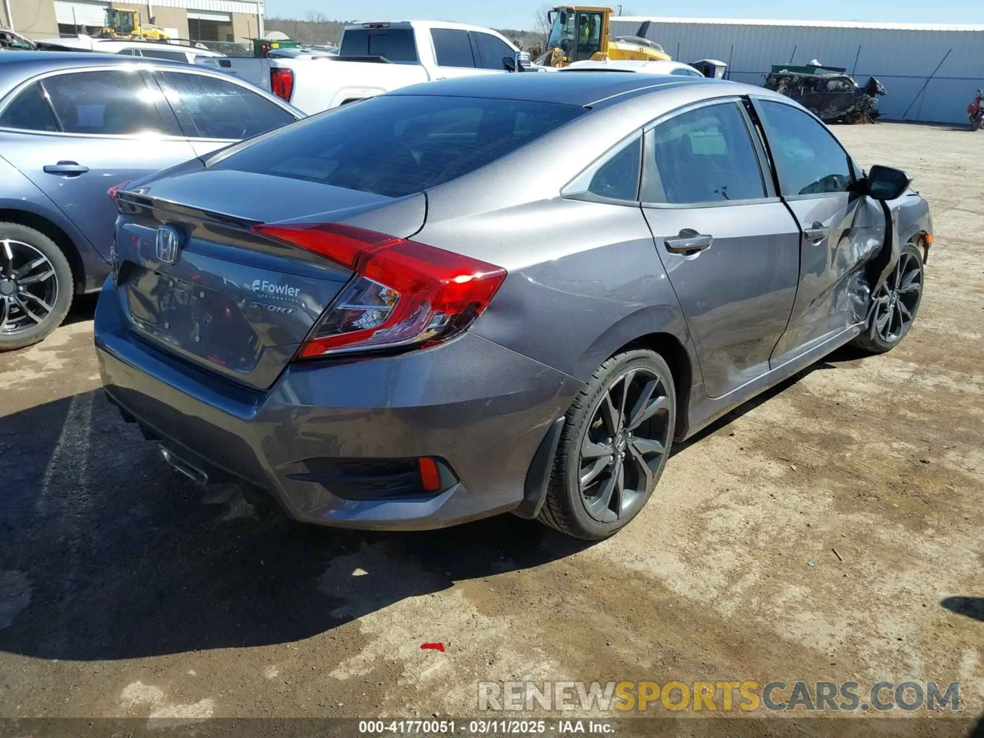 4 Photograph of a damaged car 19XFC2F82KE019704 HONDA CIVIC 2019