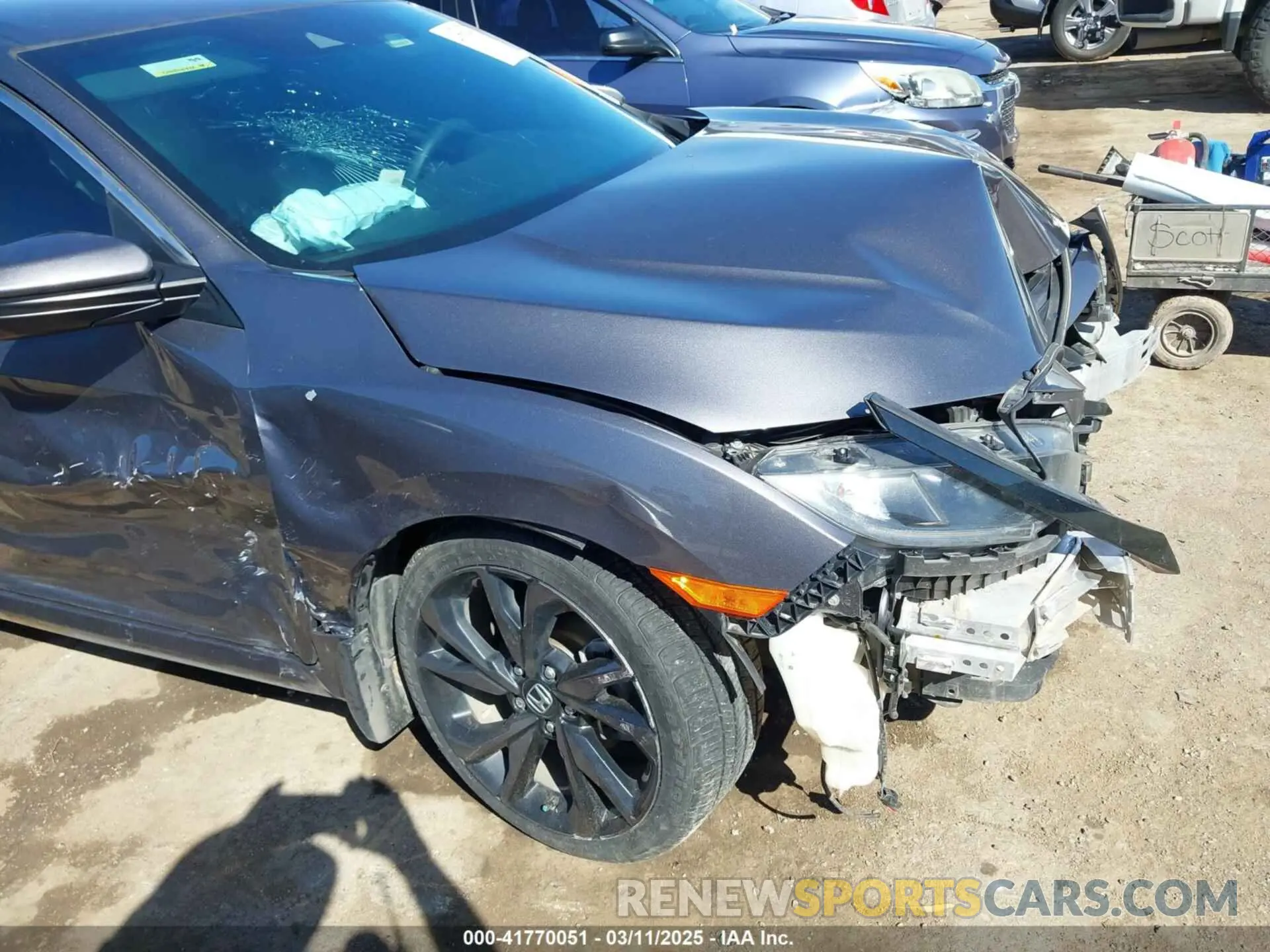 6 Photograph of a damaged car 19XFC2F82KE019704 HONDA CIVIC 2019