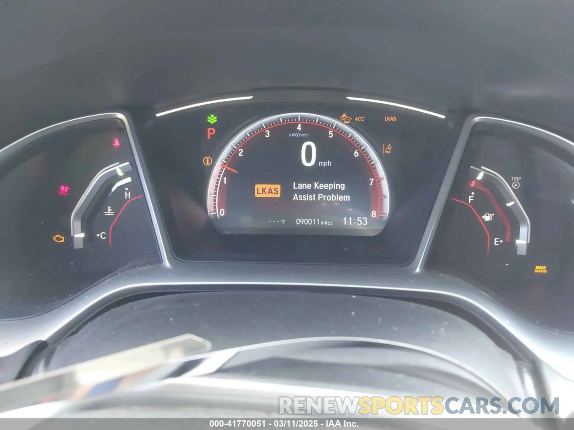 7 Photograph of a damaged car 19XFC2F82KE019704 HONDA CIVIC 2019