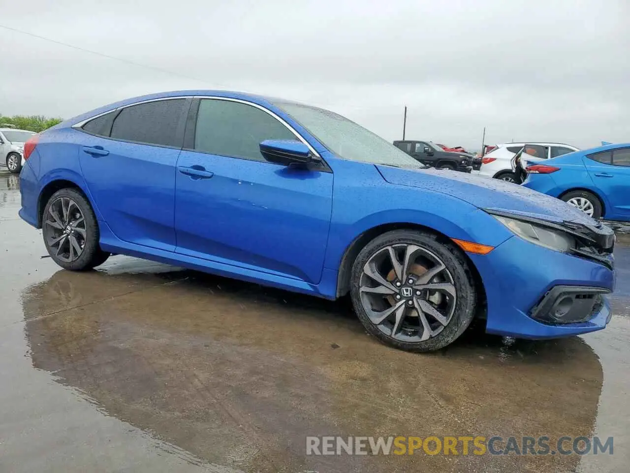 4 Photograph of a damaged car 19XFC2F82KE022215 HONDA CIVIC 2019