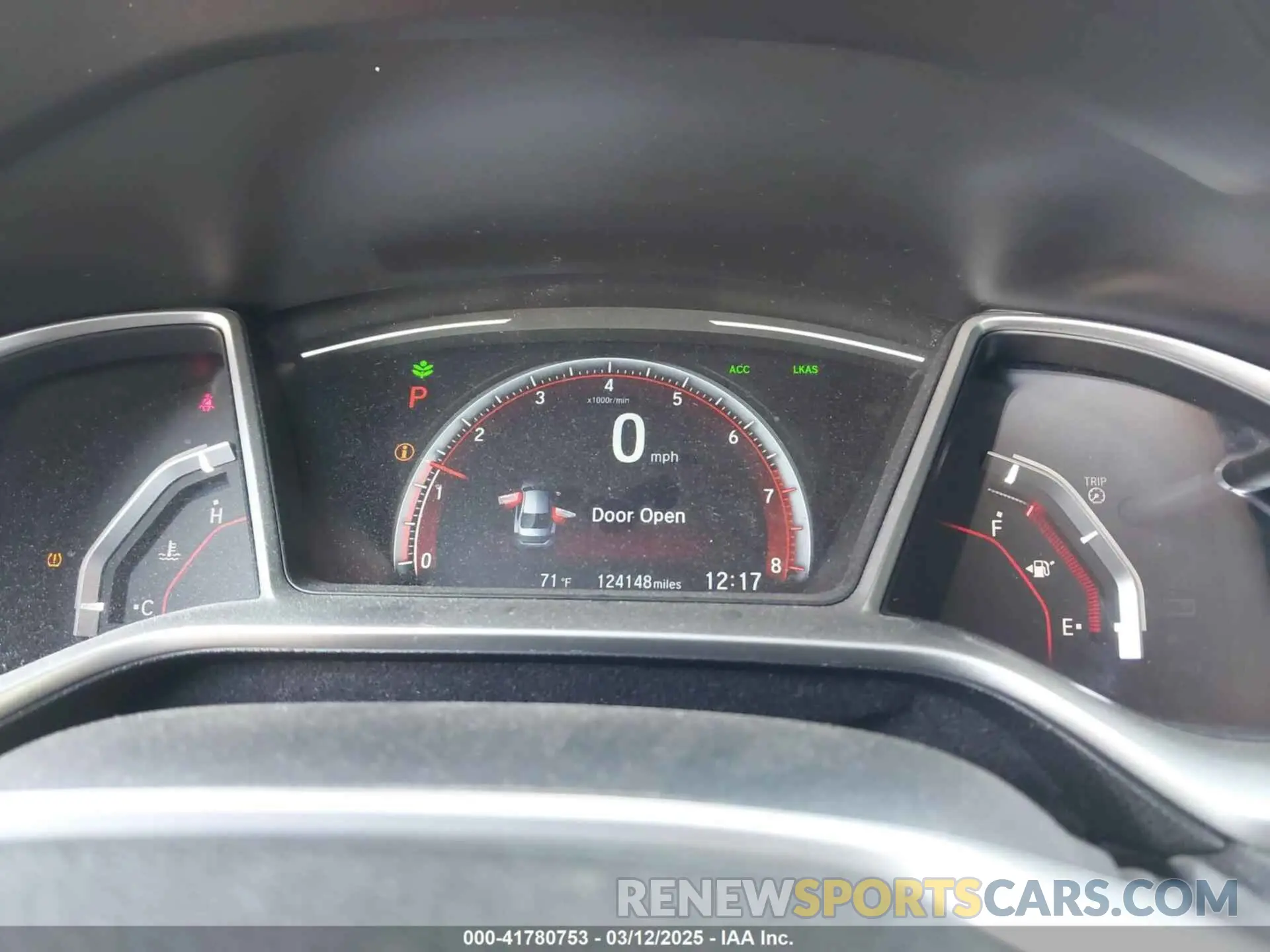 7 Photograph of a damaged car 19XFC2F82KE022747 HONDA CIVIC 2019