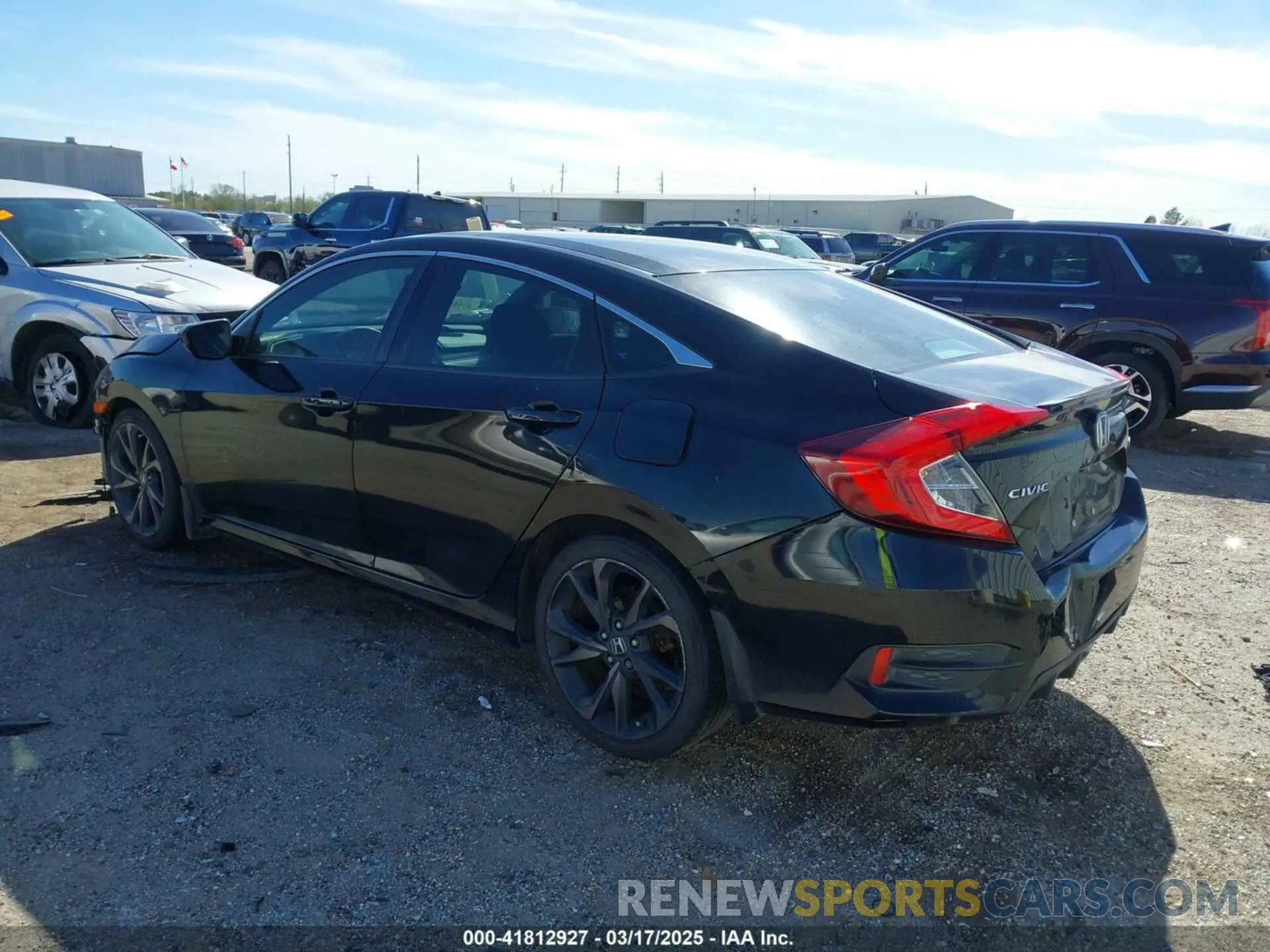 3 Photograph of a damaged car 19XFC2F83KE007495 HONDA CIVIC 2019