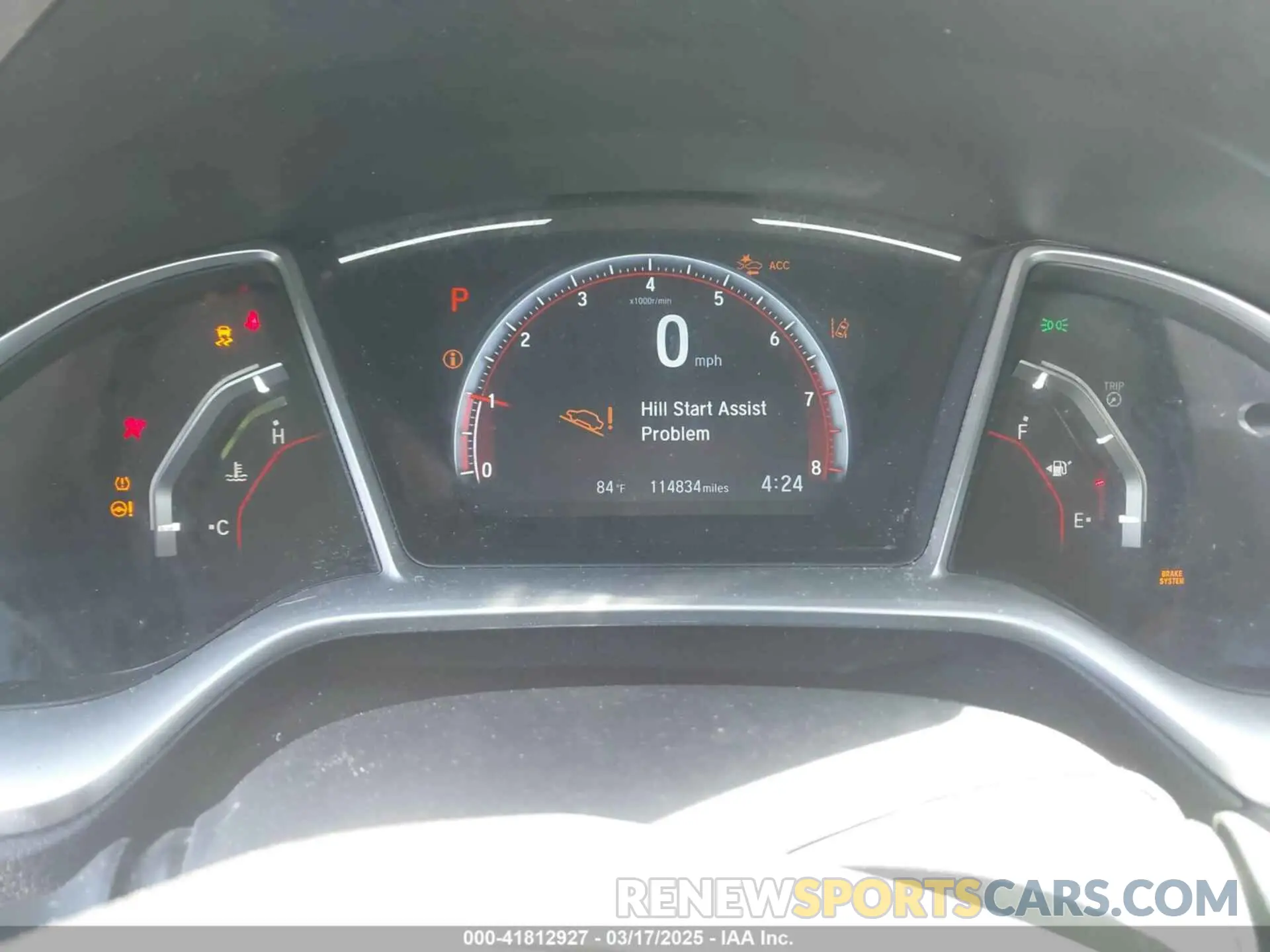 7 Photograph of a damaged car 19XFC2F83KE007495 HONDA CIVIC 2019