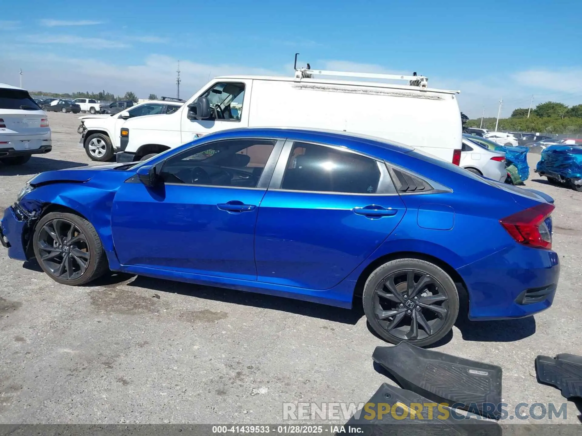 14 Photograph of a damaged car 19XFC2F83KE014463 HONDA CIVIC 2019