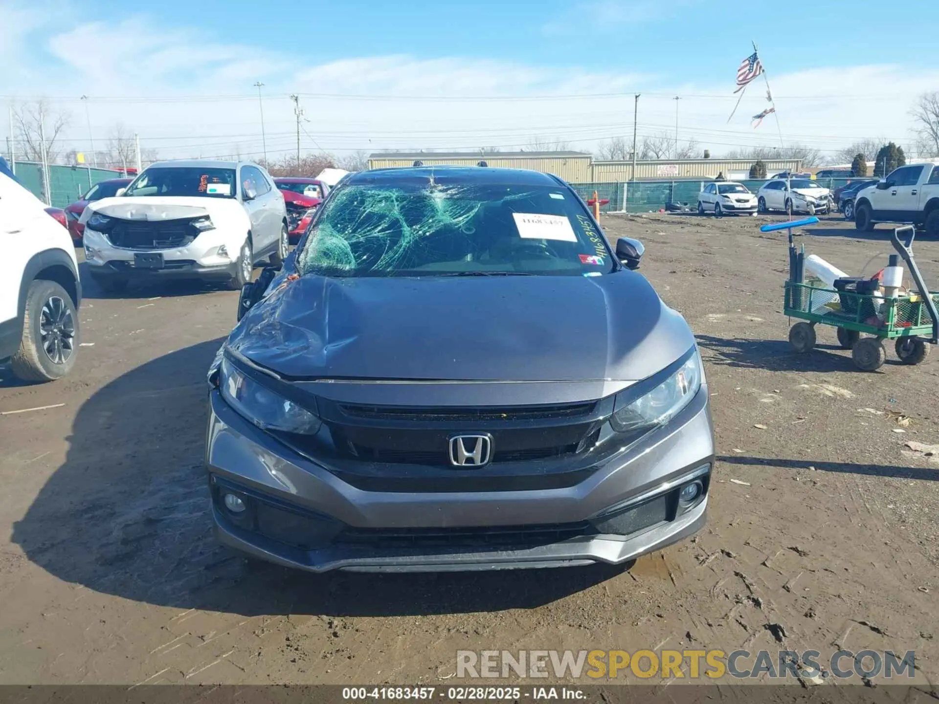 12 Photograph of a damaged car 19XFC2F83KE029254 HONDA CIVIC 2019