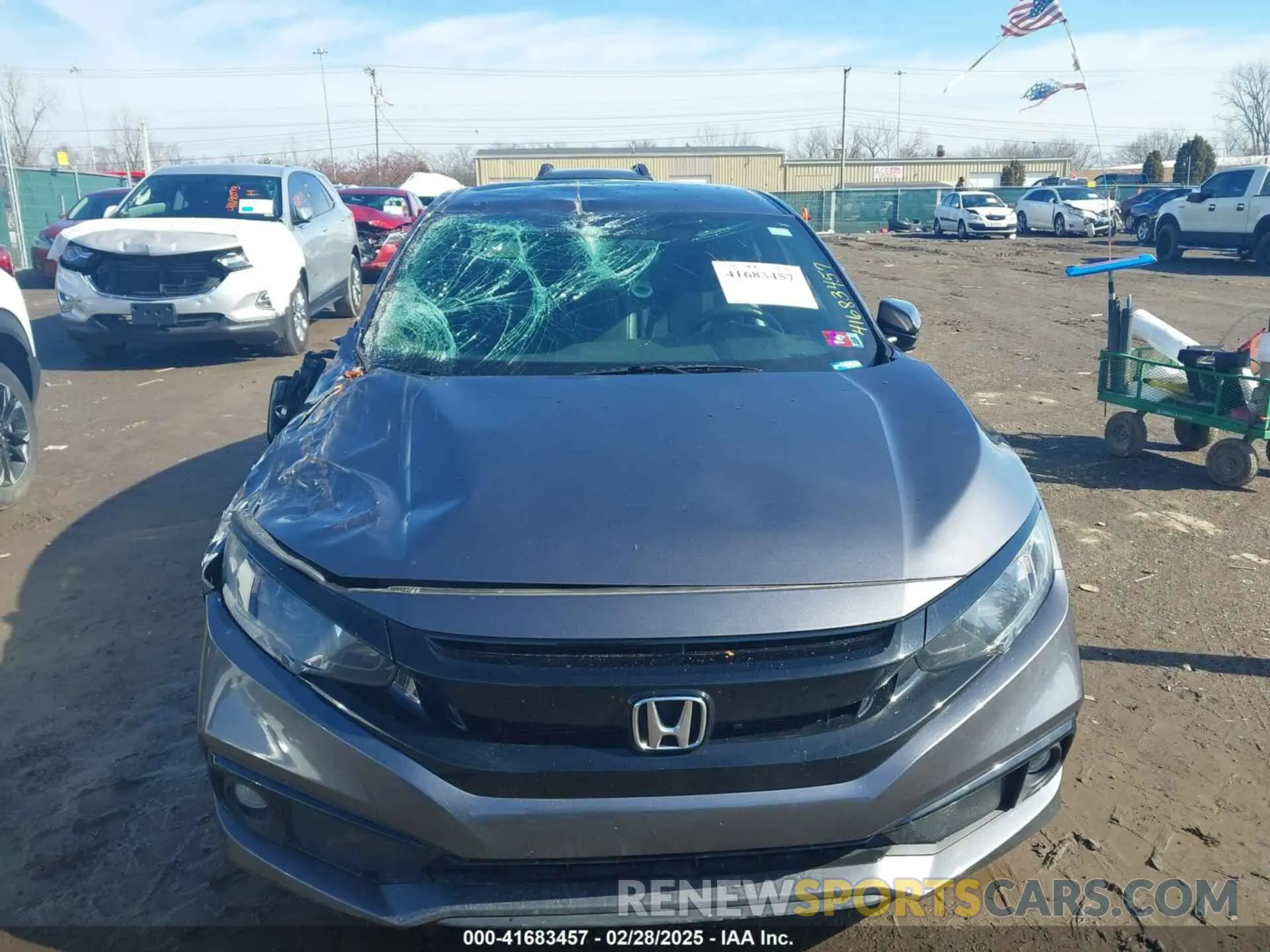 6 Photograph of a damaged car 19XFC2F83KE029254 HONDA CIVIC 2019