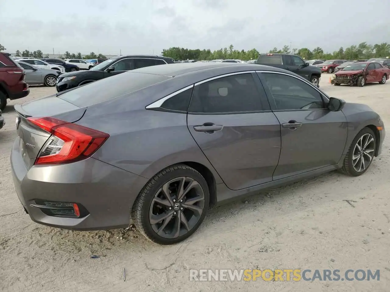 3 Photograph of a damaged car 19XFC2F83KE051366 HONDA CIVIC 2019