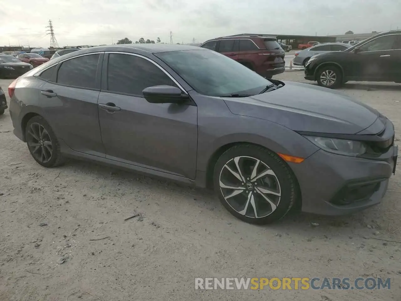 4 Photograph of a damaged car 19XFC2F83KE051366 HONDA CIVIC 2019