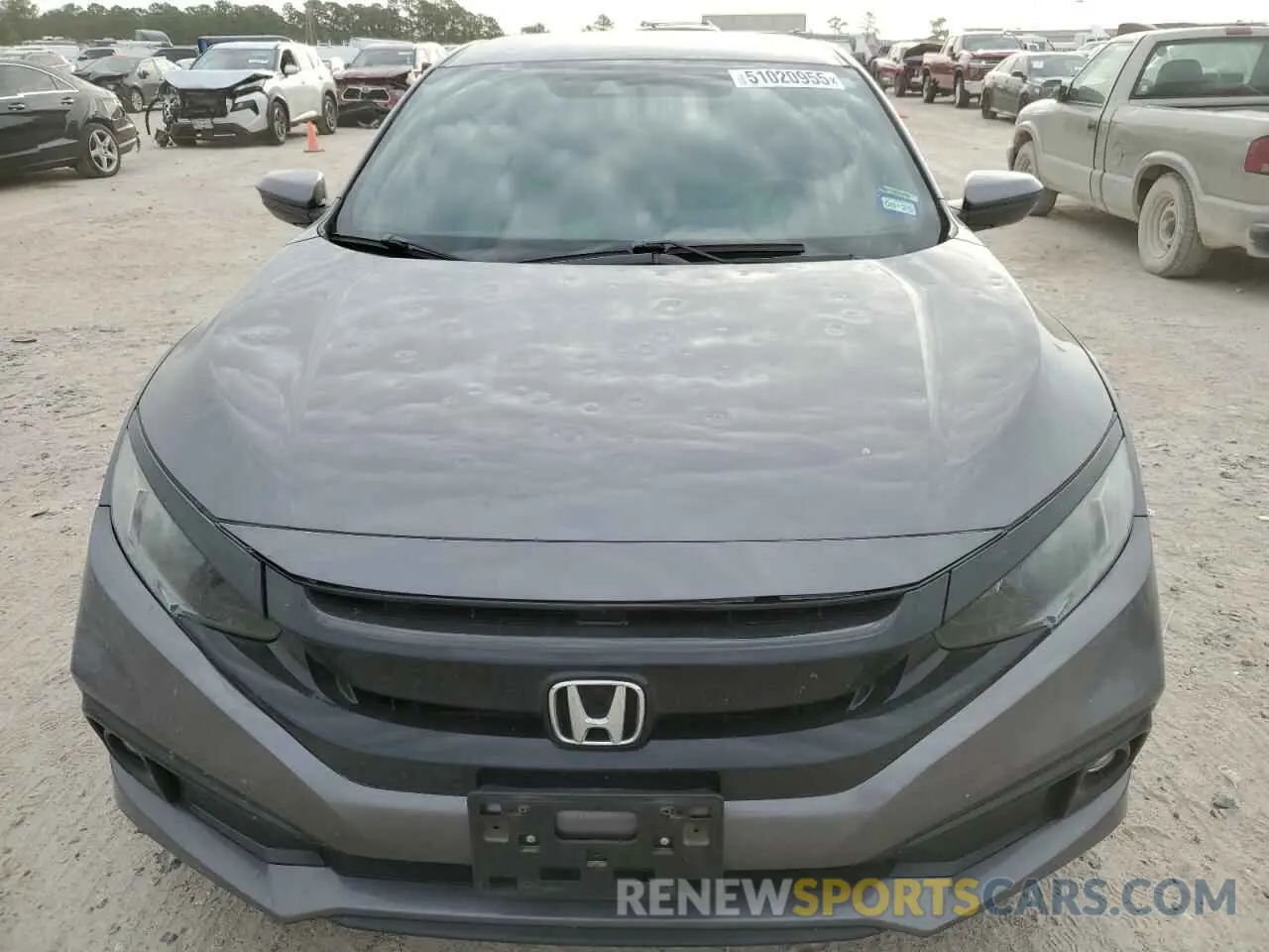 5 Photograph of a damaged car 19XFC2F83KE051366 HONDA CIVIC 2019
