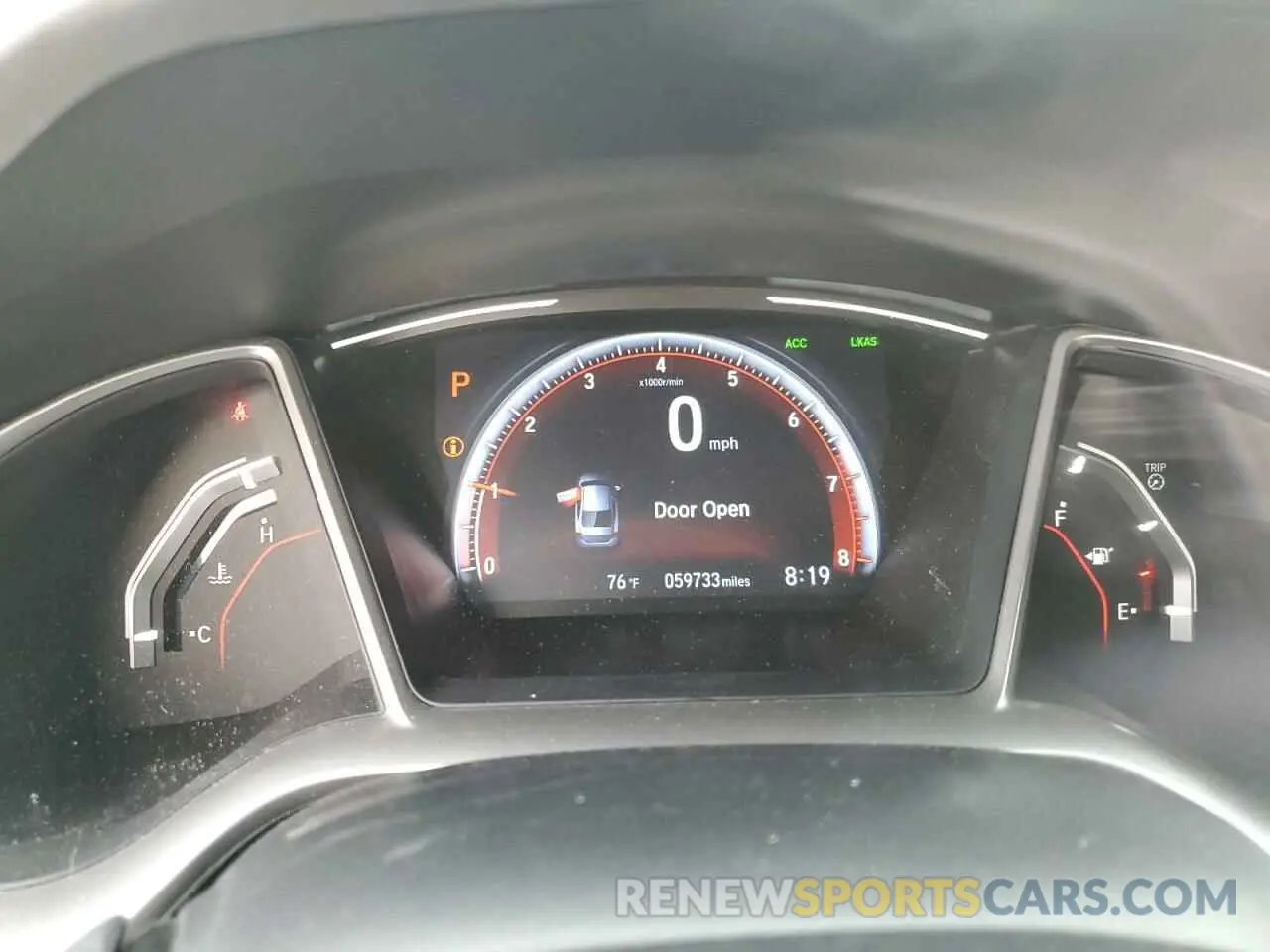 9 Photograph of a damaged car 19XFC2F83KE051366 HONDA CIVIC 2019