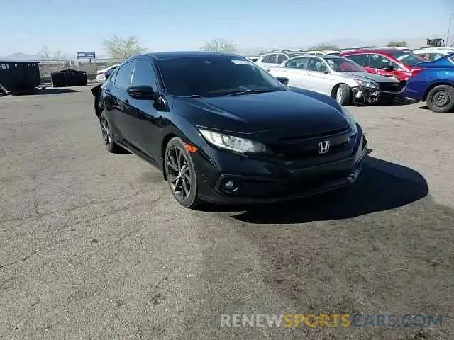11 Photograph of a damaged car 19XFC2F83KE203341 HONDA CIVIC 2019