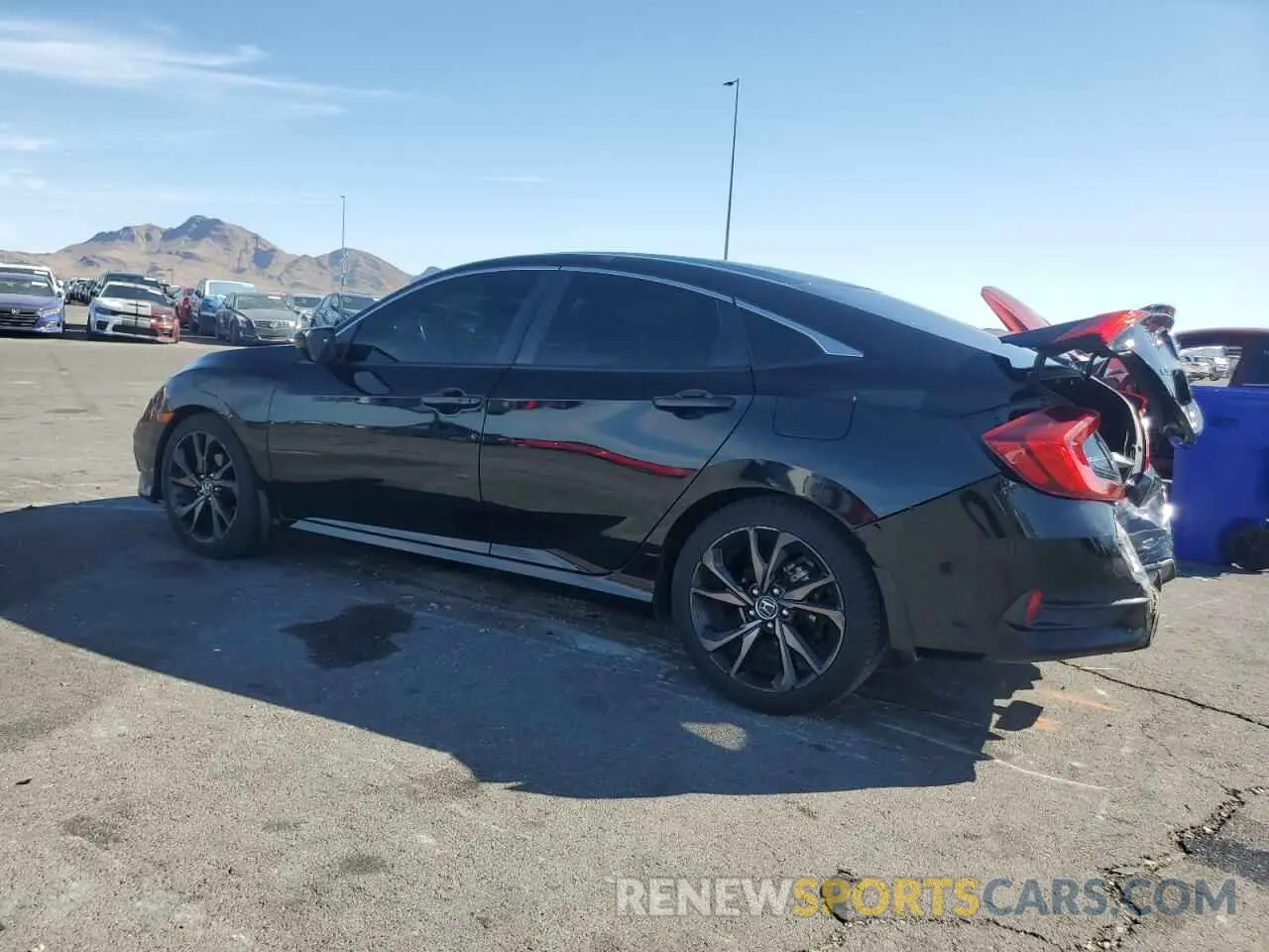 2 Photograph of a damaged car 19XFC2F83KE203341 HONDA CIVIC 2019