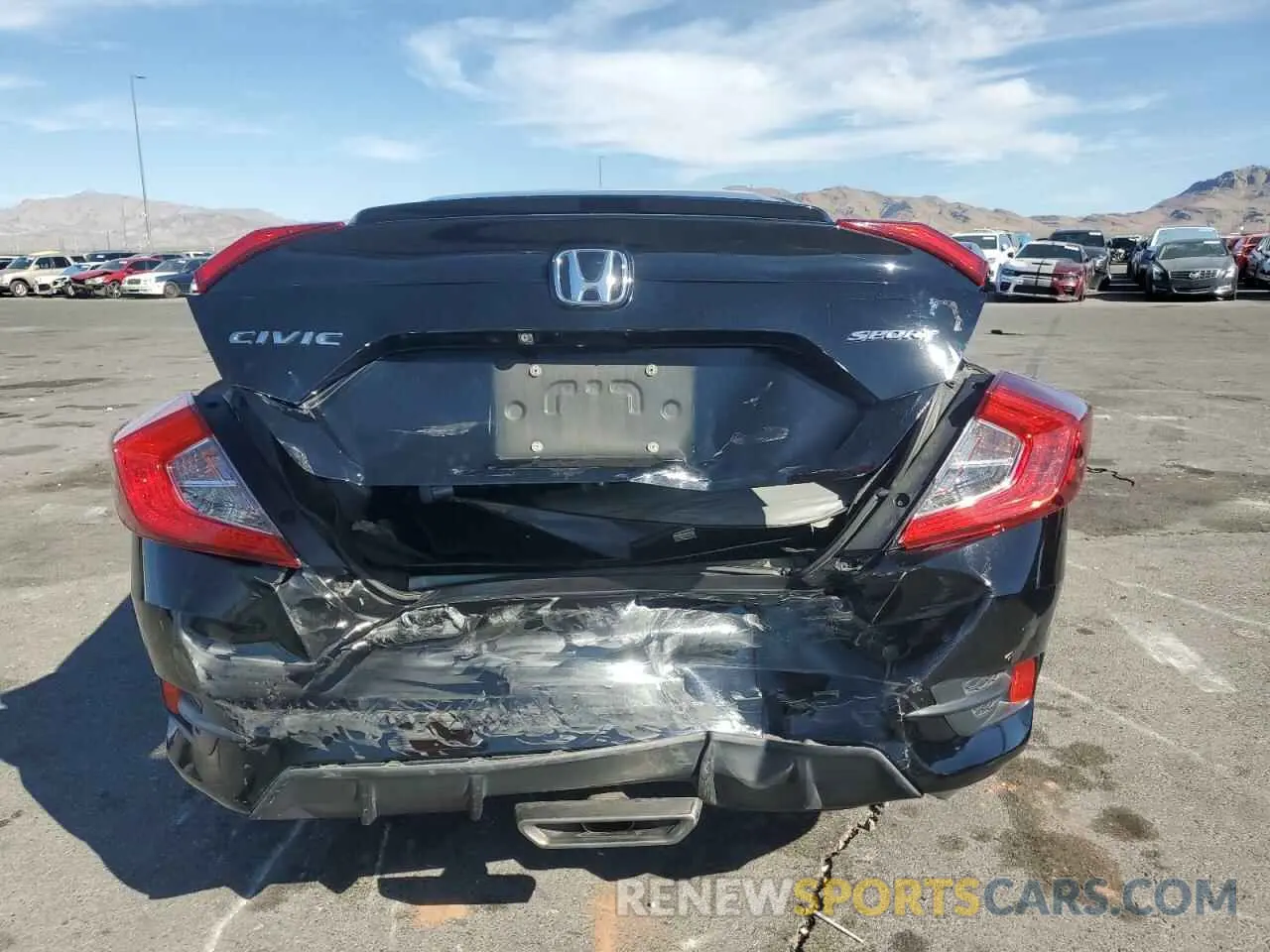 6 Photograph of a damaged car 19XFC2F83KE203341 HONDA CIVIC 2019