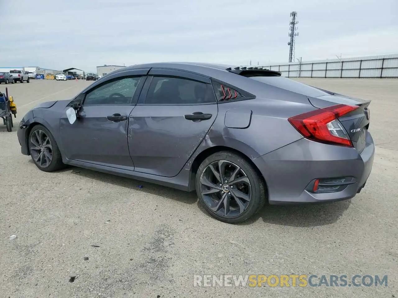 2 Photograph of a damaged car 19XFC2F83KE209169 HONDA CIVIC 2019