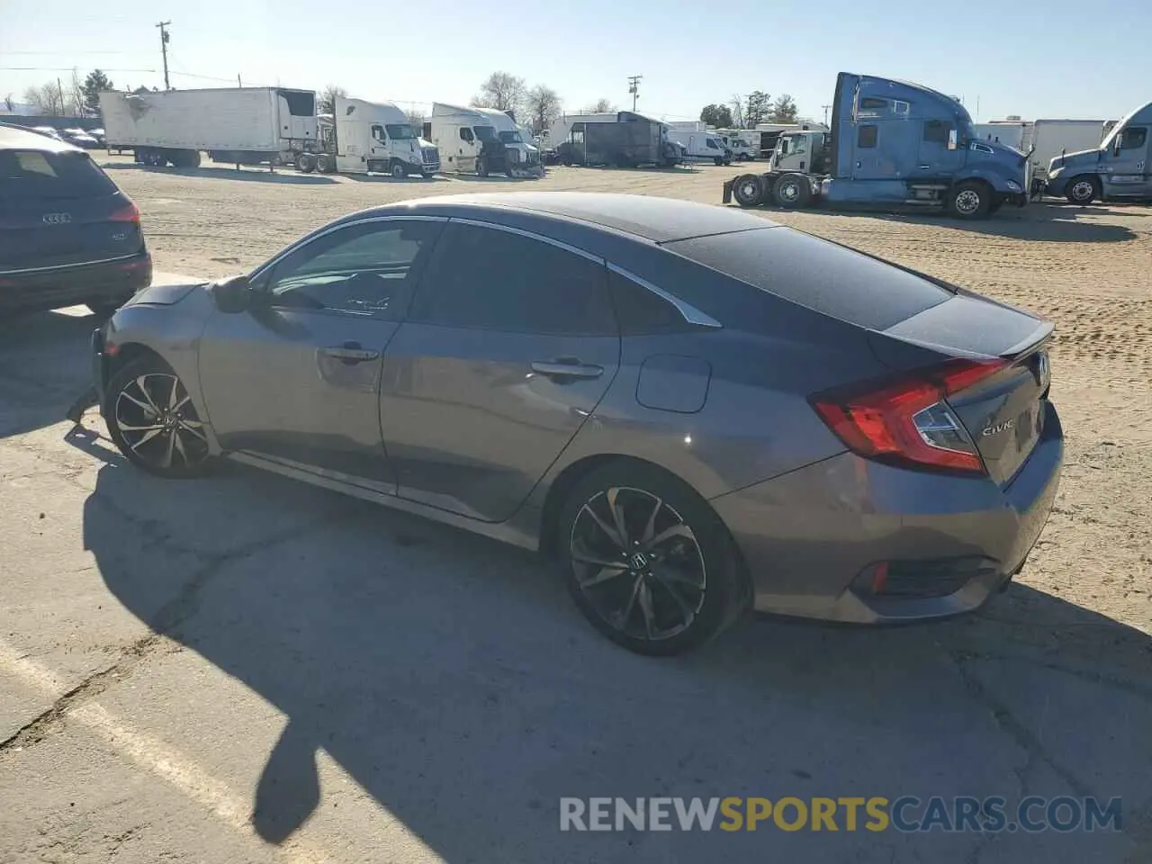 2 Photograph of a damaged car 19XFC2F83KE215358 HONDA CIVIC 2019