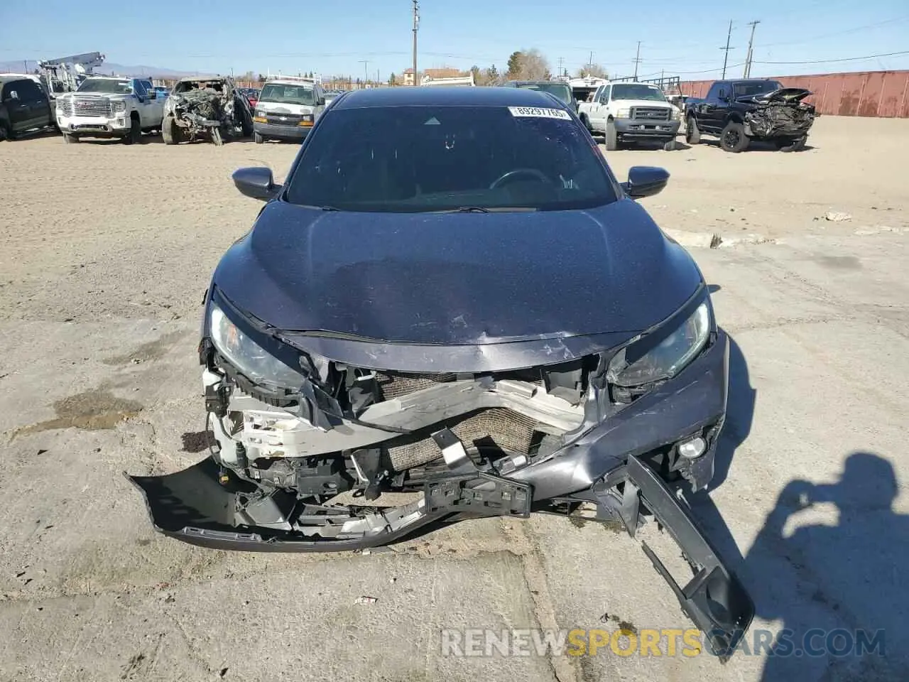 5 Photograph of a damaged car 19XFC2F83KE215358 HONDA CIVIC 2019
