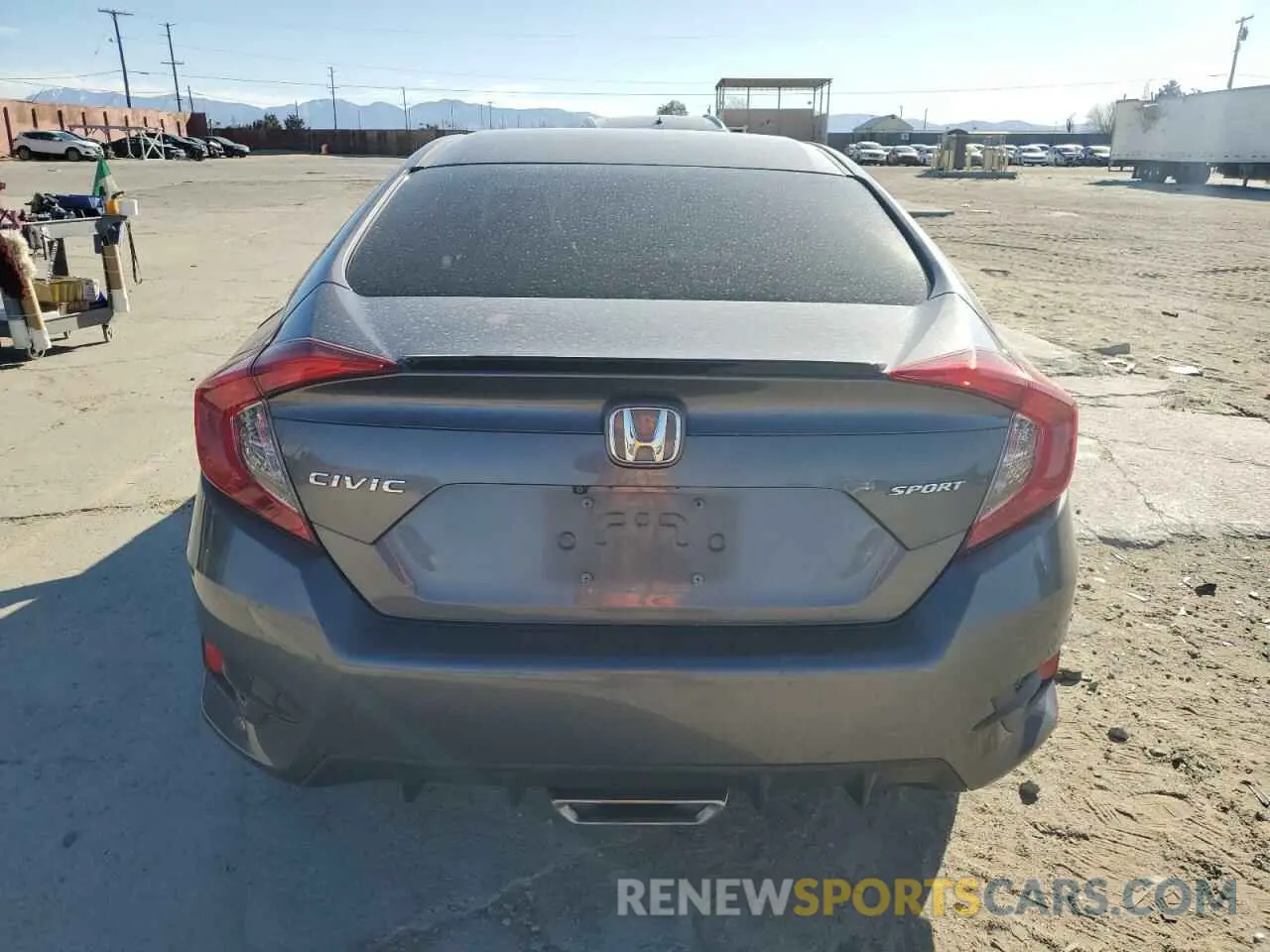 6 Photograph of a damaged car 19XFC2F83KE215358 HONDA CIVIC 2019