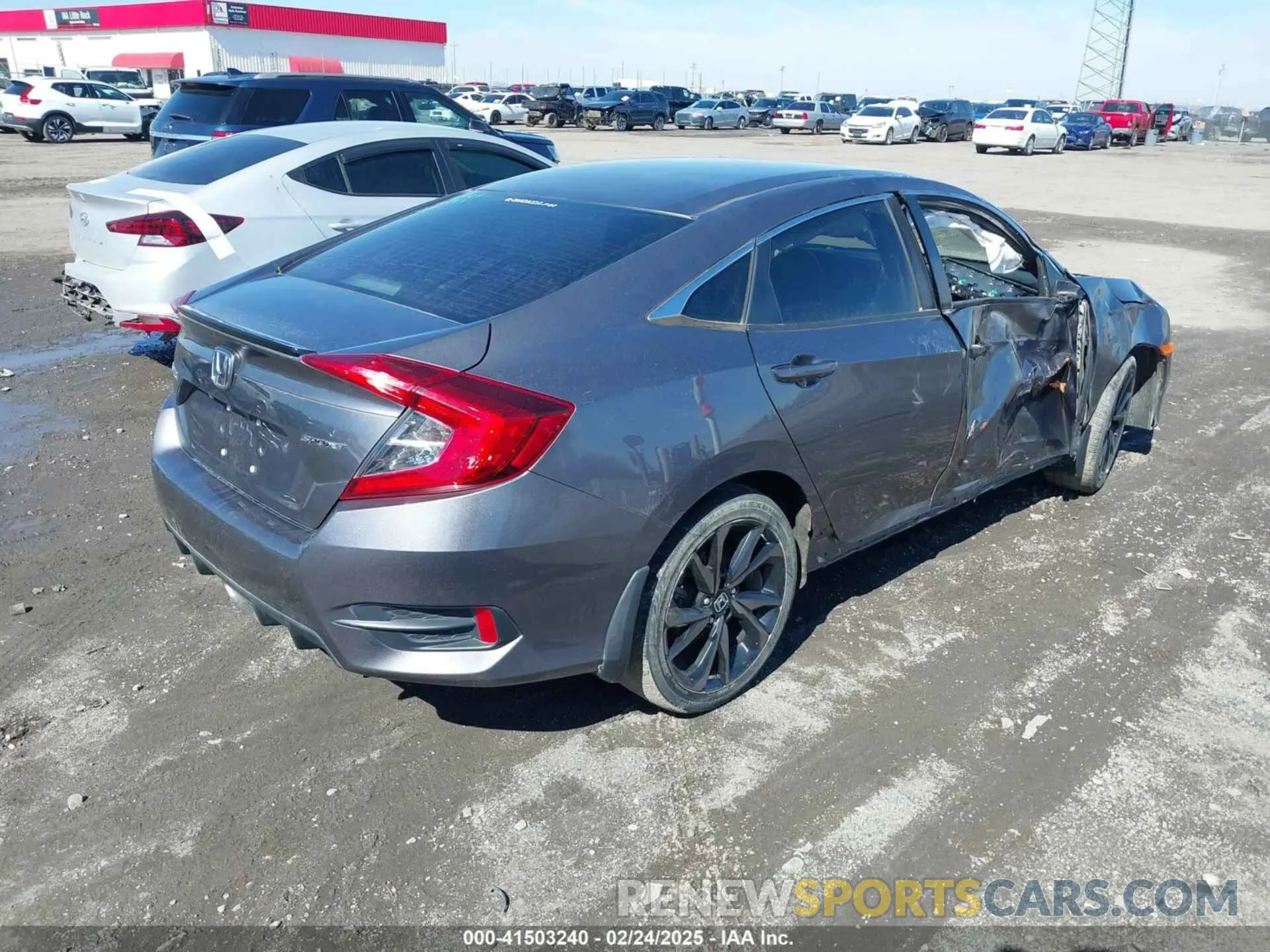 4 Photograph of a damaged car 19XFC2F84KE035922 HONDA CIVIC 2019