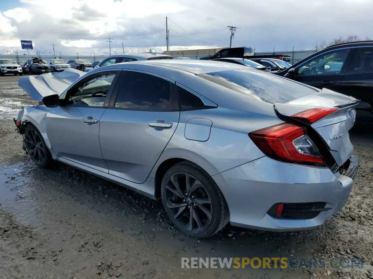 2 Photograph of a damaged car 19XFC2F84KE046290 HONDA CIVIC 2019
