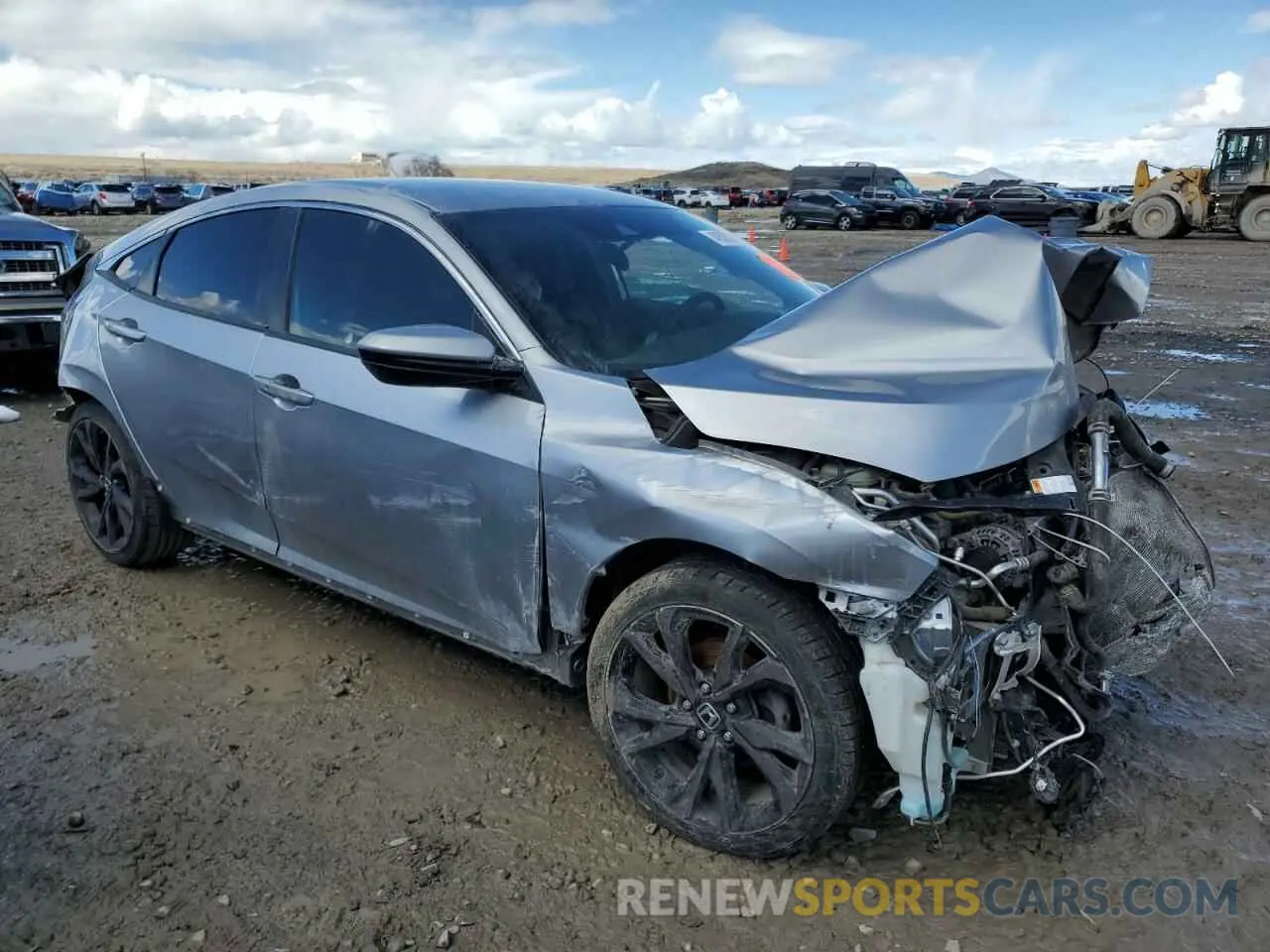 4 Photograph of a damaged car 19XFC2F84KE046290 HONDA CIVIC 2019