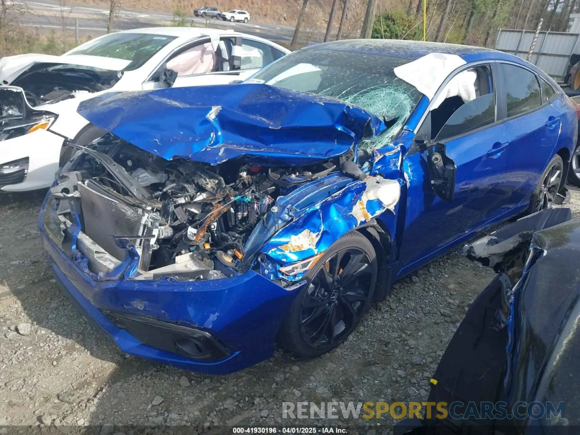 2 Photograph of a damaged car 19XFC2F84KE047228 HONDA CIVIC 2019