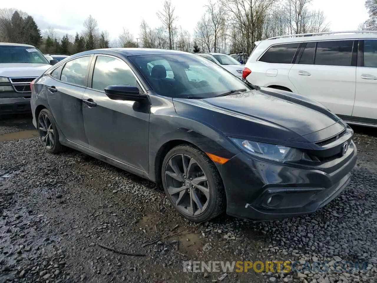 4 Photograph of a damaged car 19XFC2F84KE206216 HONDA CIVIC 2019