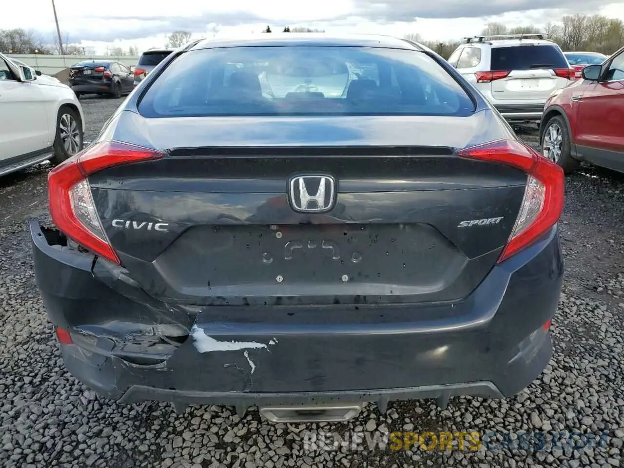6 Photograph of a damaged car 19XFC2F84KE206216 HONDA CIVIC 2019