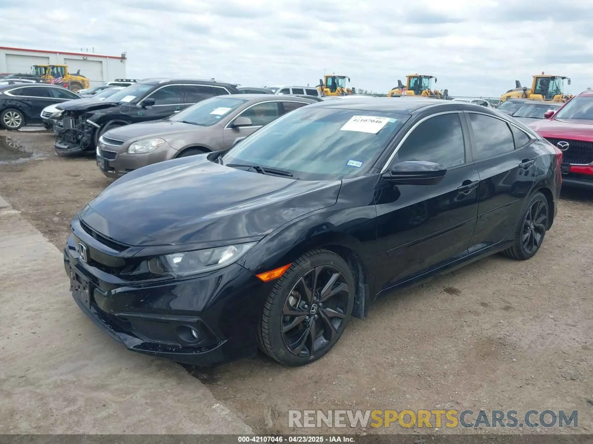 2 Photograph of a damaged car 19XFC2F85KE017820 HONDA CIVIC 2019