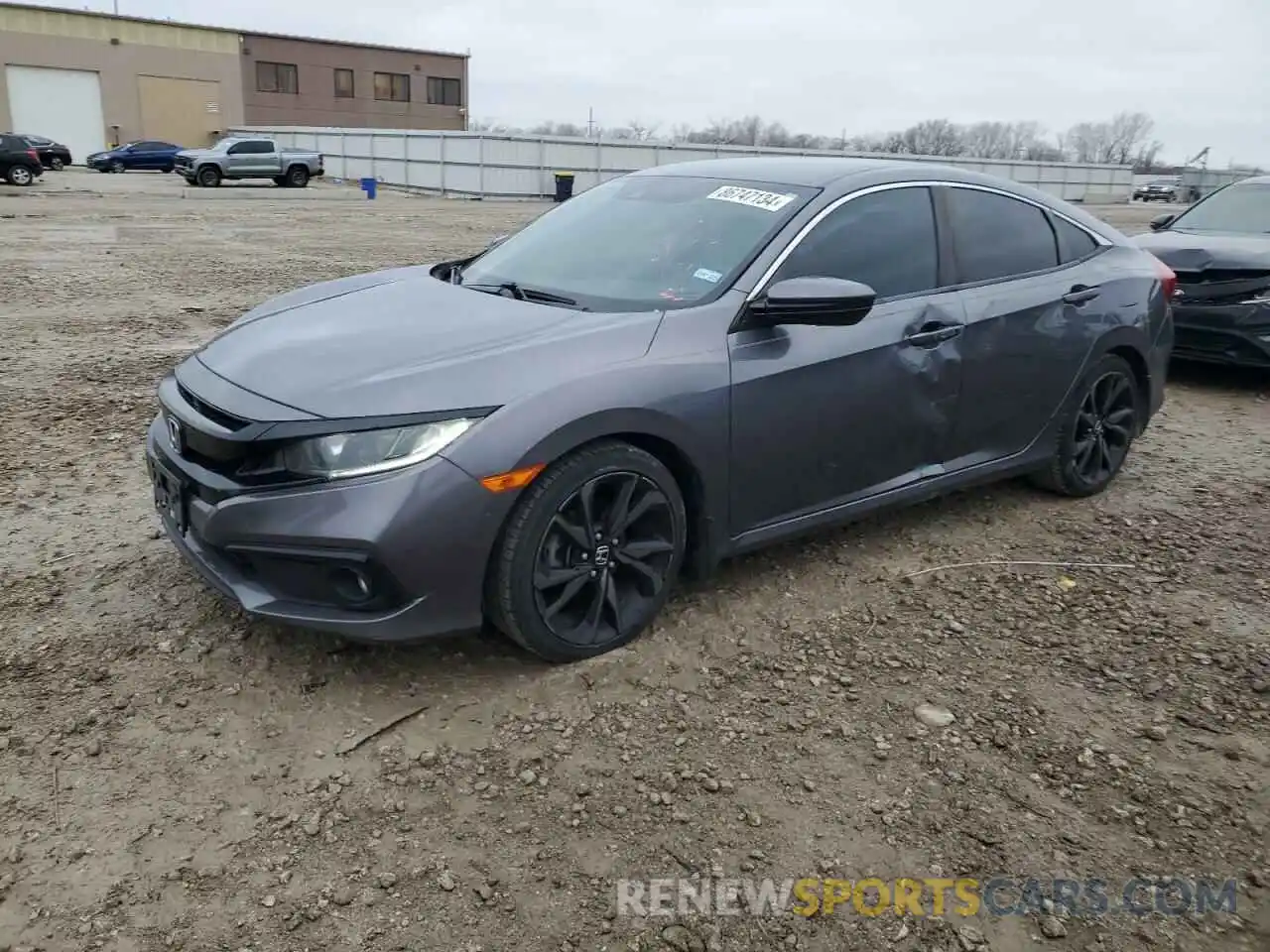 1 Photograph of a damaged car 19XFC2F85KE035914 HONDA CIVIC 2019