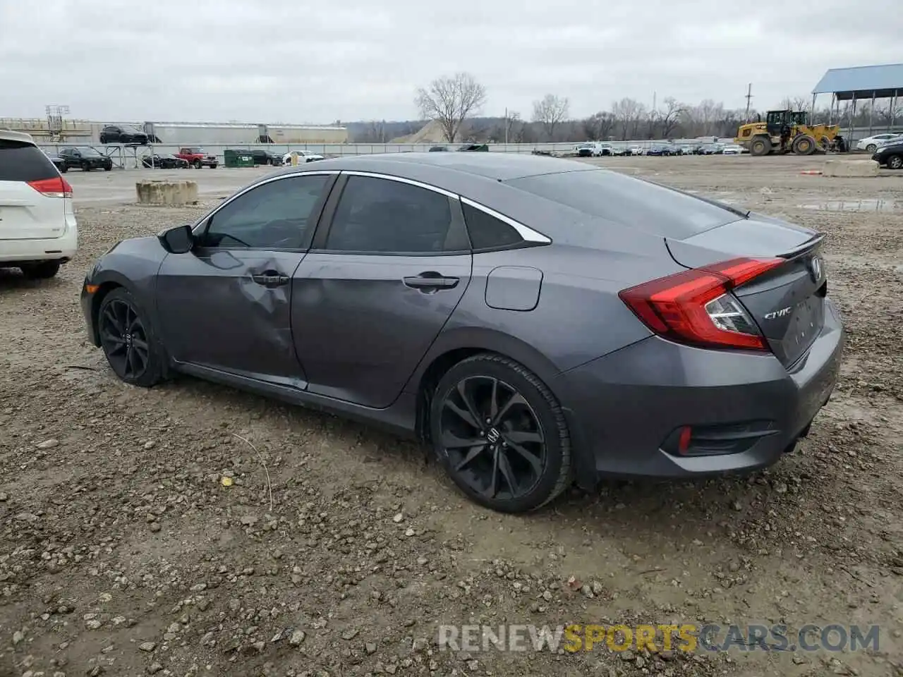 2 Photograph of a damaged car 19XFC2F85KE035914 HONDA CIVIC 2019