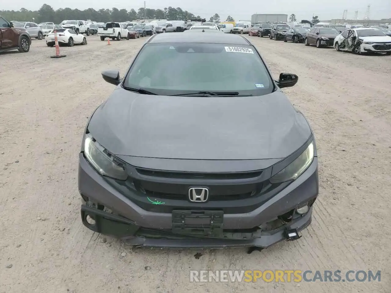 5 Photograph of a damaged car 19XFC2F85KE043656 HONDA CIVIC 2019