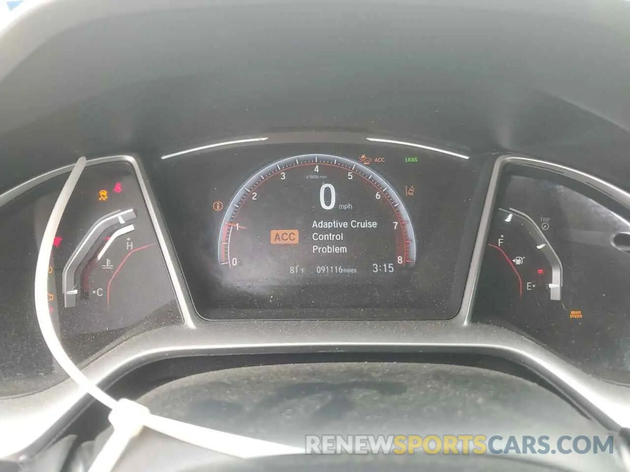 9 Photograph of a damaged car 19XFC2F85KE043656 HONDA CIVIC 2019