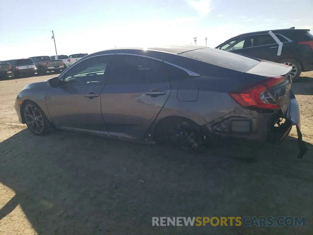 2 Photograph of a damaged car 19XFC2F85KE046315 HONDA CIVIC 2019