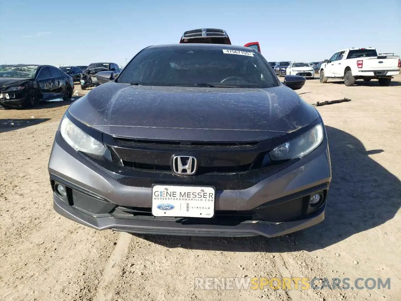 5 Photograph of a damaged car 19XFC2F85KE046315 HONDA CIVIC 2019