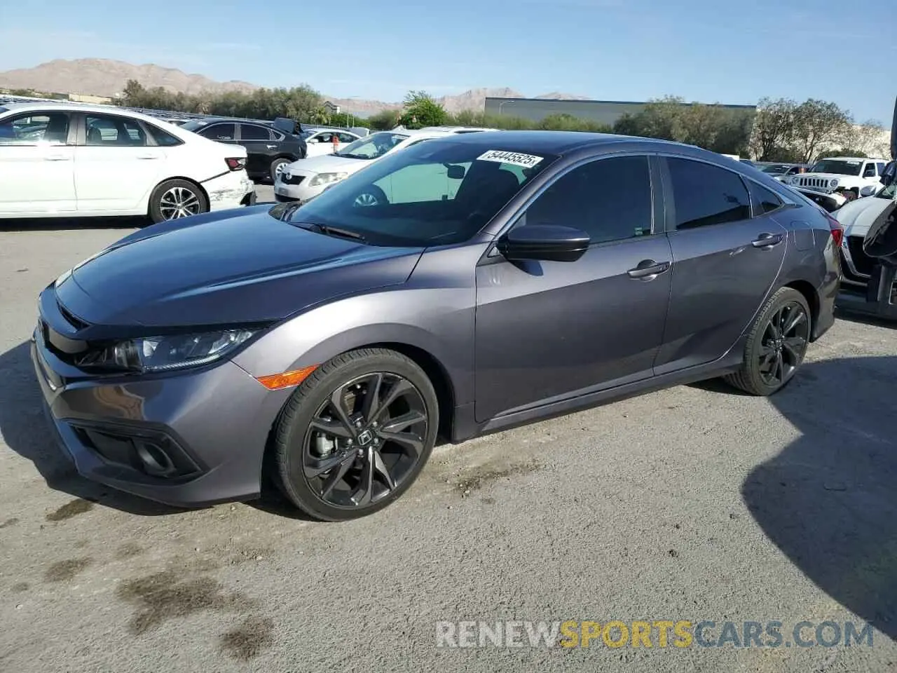 1 Photograph of a damaged car 19XFC2F85KE050798 HONDA CIVIC 2019