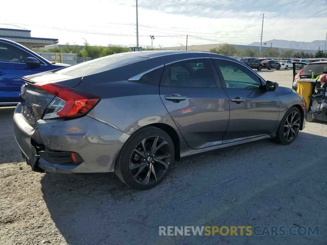 3 Photograph of a damaged car 19XFC2F85KE050798 HONDA CIVIC 2019
