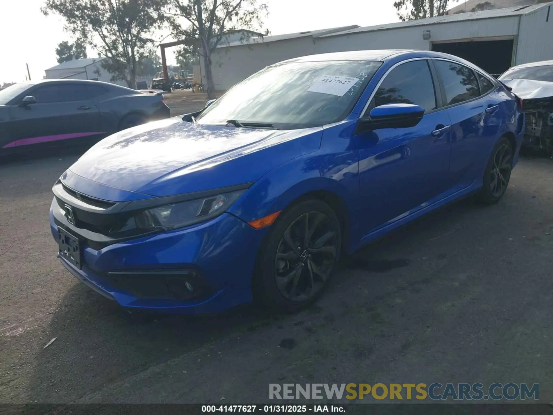 2 Photograph of a damaged car 19XFC2F85KE204958 HONDA CIVIC 2019