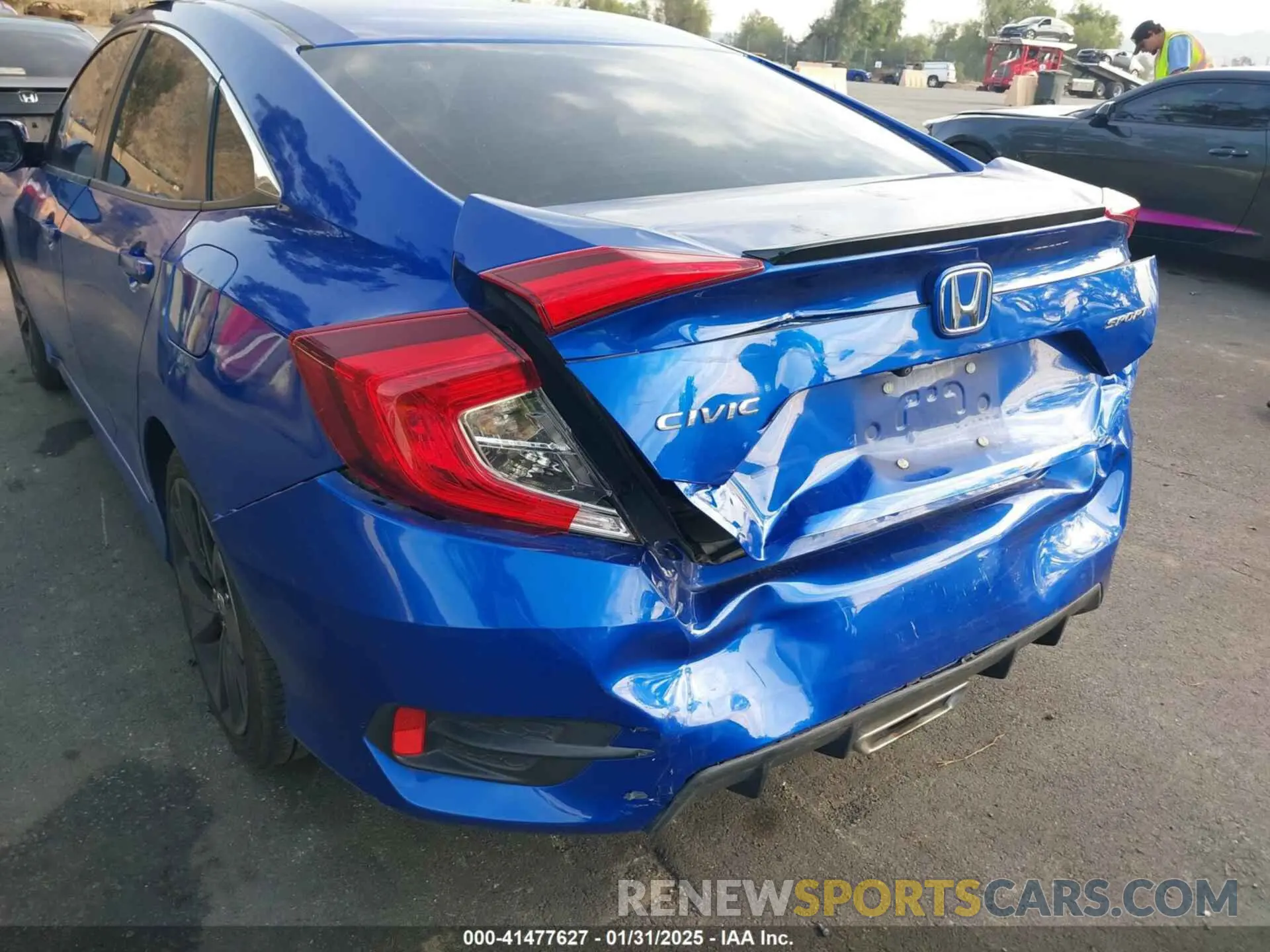 6 Photograph of a damaged car 19XFC2F85KE204958 HONDA CIVIC 2019