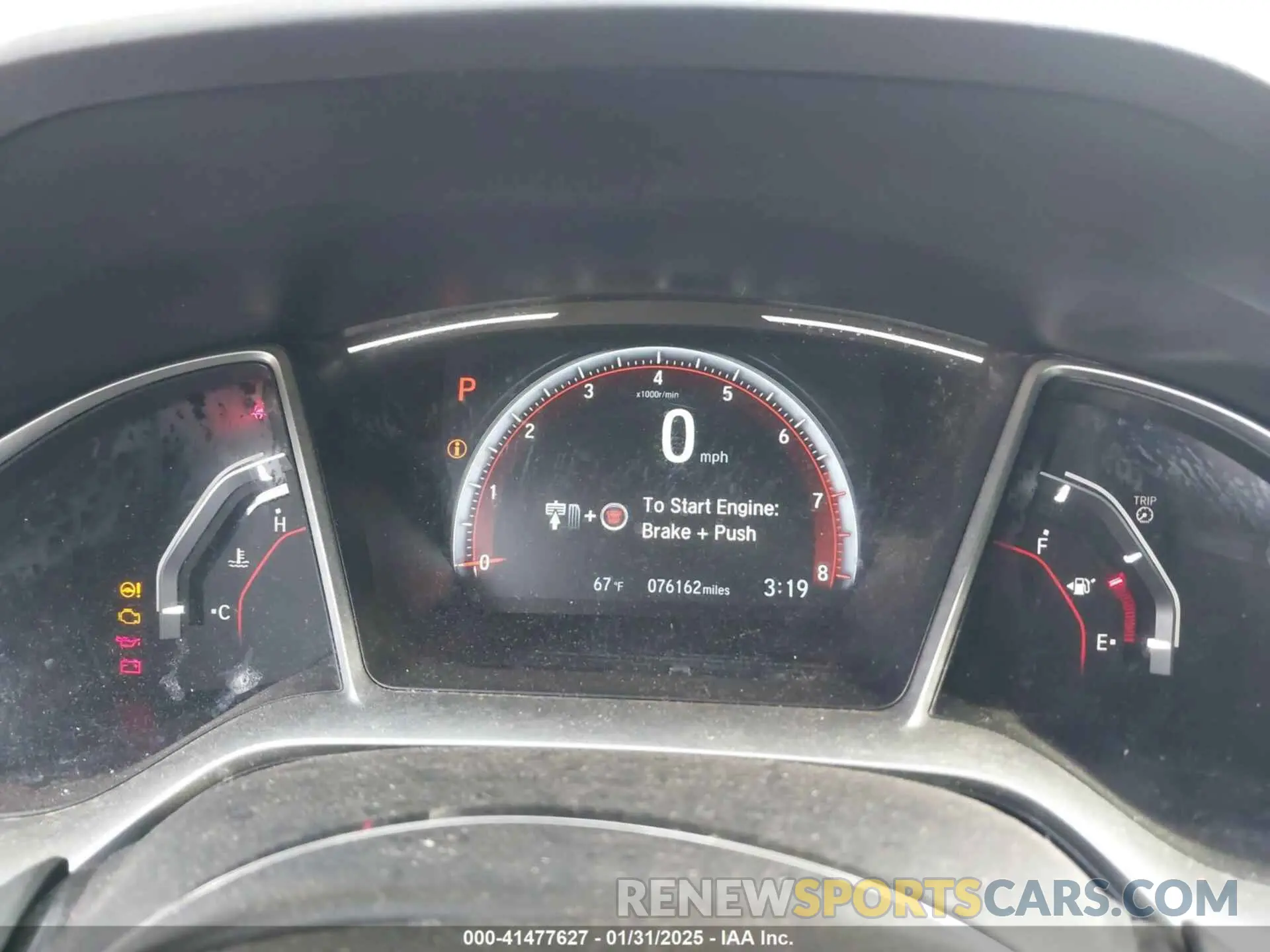 7 Photograph of a damaged car 19XFC2F85KE204958 HONDA CIVIC 2019