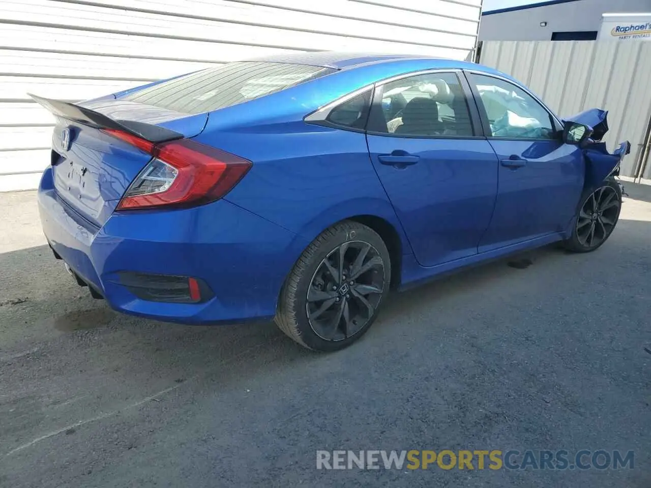 3 Photograph of a damaged car 19XFC2F85KE206967 HONDA CIVIC 2019