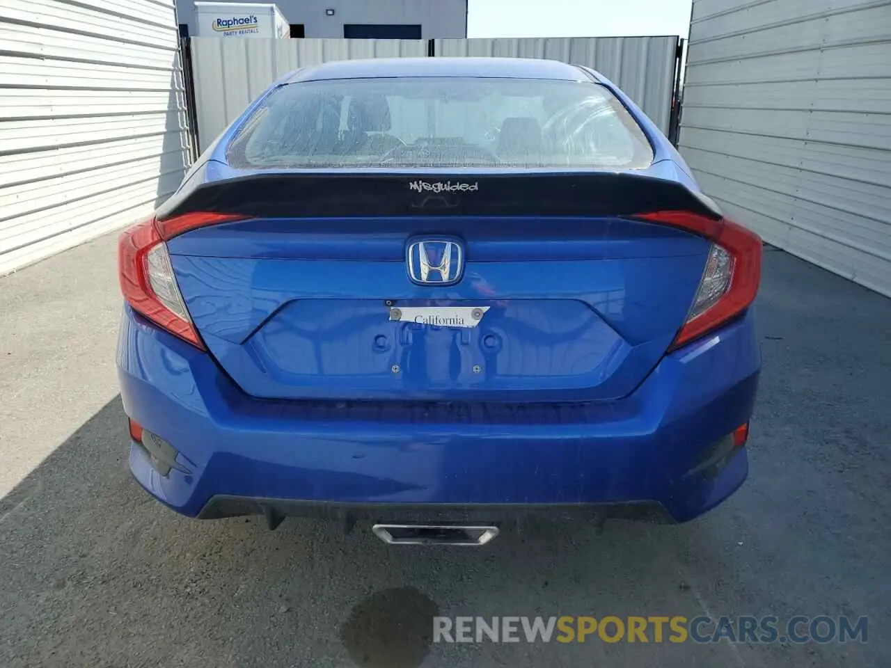 6 Photograph of a damaged car 19XFC2F85KE206967 HONDA CIVIC 2019