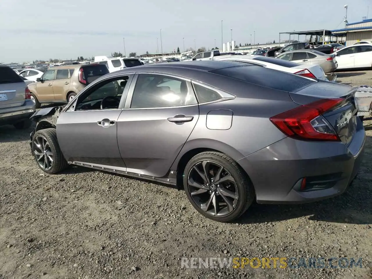 2 Photograph of a damaged car 19XFC2F85KE207262 HONDA CIVIC 2019
