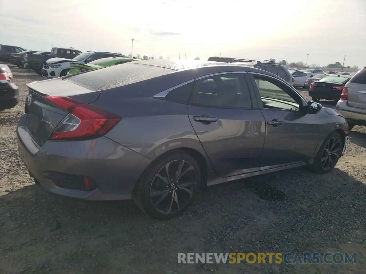 3 Photograph of a damaged car 19XFC2F85KE207262 HONDA CIVIC 2019