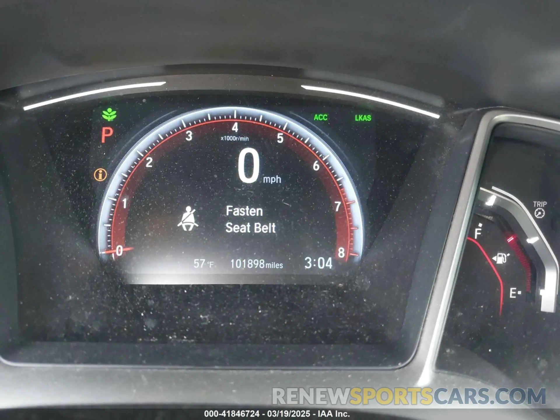 16 Photograph of a damaged car 19XFC2F85KE210856 HONDA CIVIC 2019