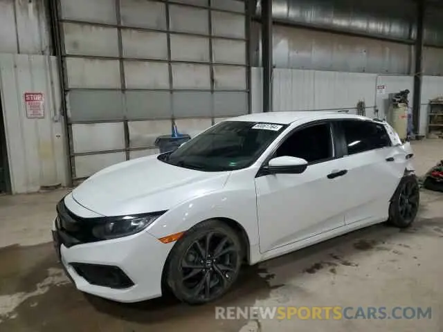 1 Photograph of a damaged car 19XFC2F86KE002856 HONDA CIVIC 2019